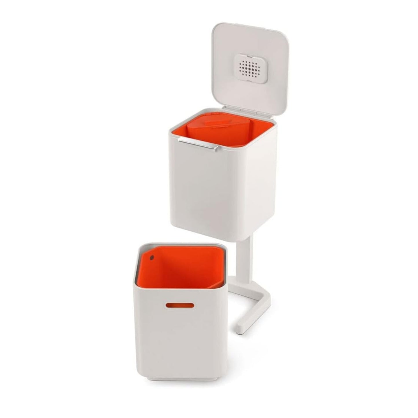 Joseph Joseph - Bote De Basura Doble 40L Extraible Con Filtro De Olor Blanco