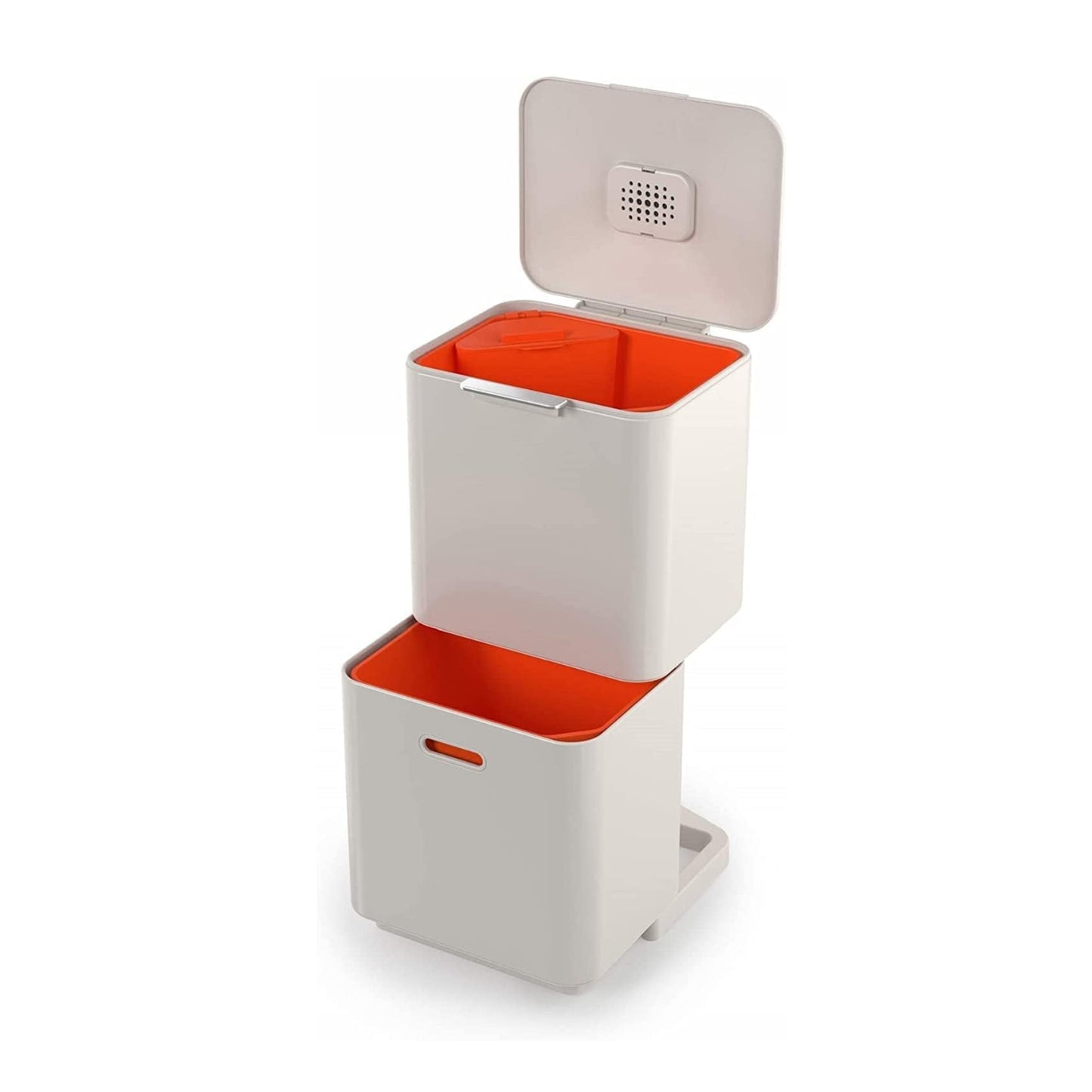 Joseph Joseph - Bote De Basura Doble 60L Extraible Con Filtro De Olor Blanco