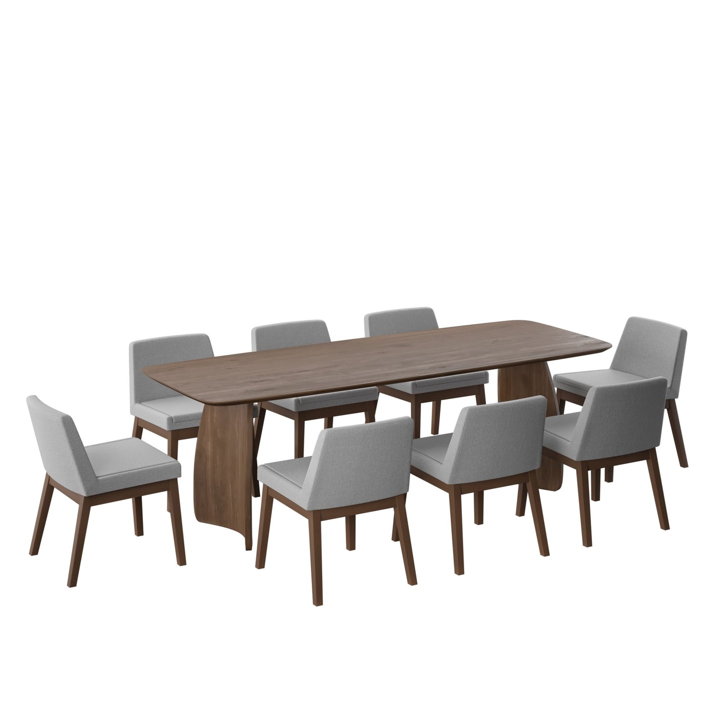 Juego de Comedor Malmo de Madera para 8 Personas