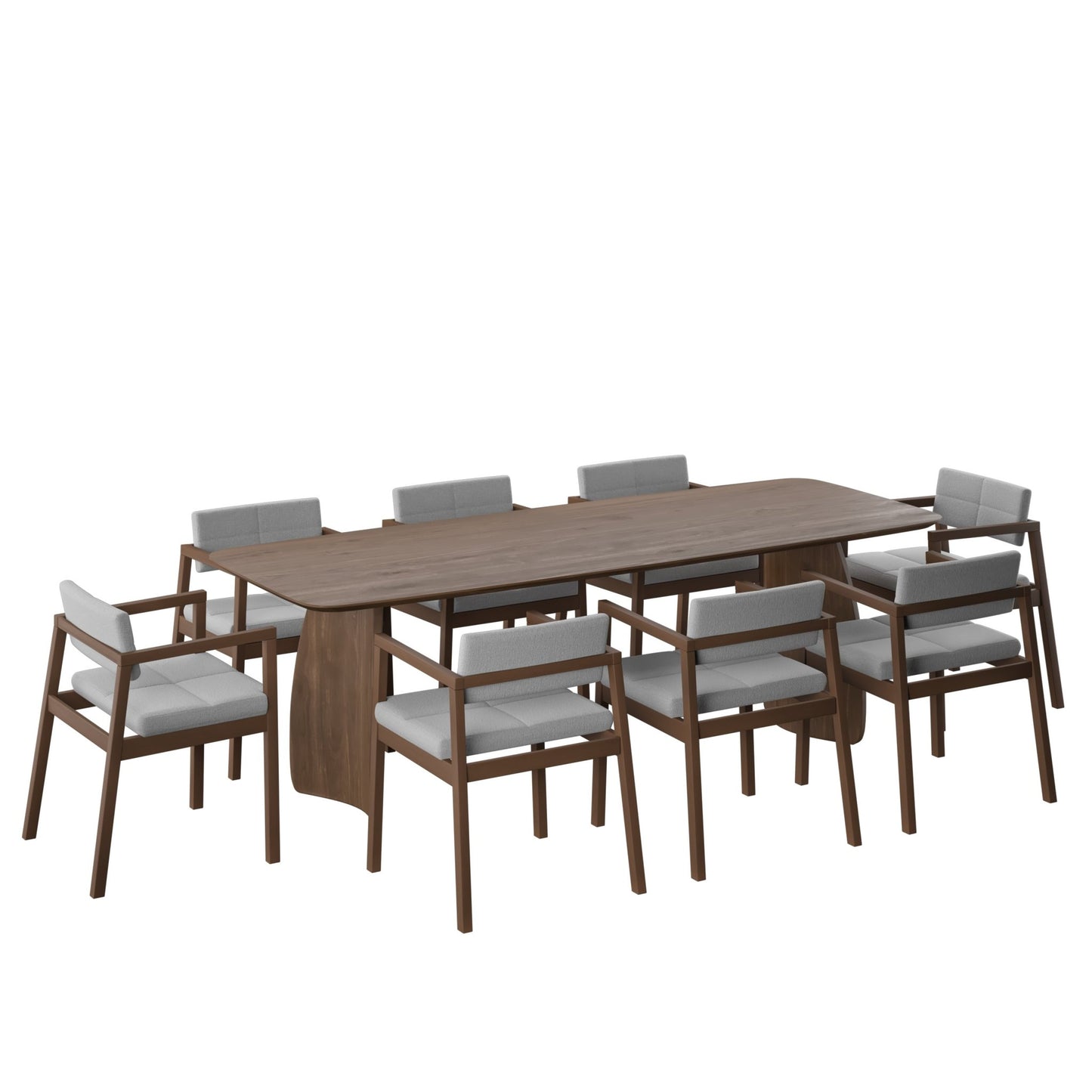 Juego de Comedor Cairo de Madera para 8 Personas