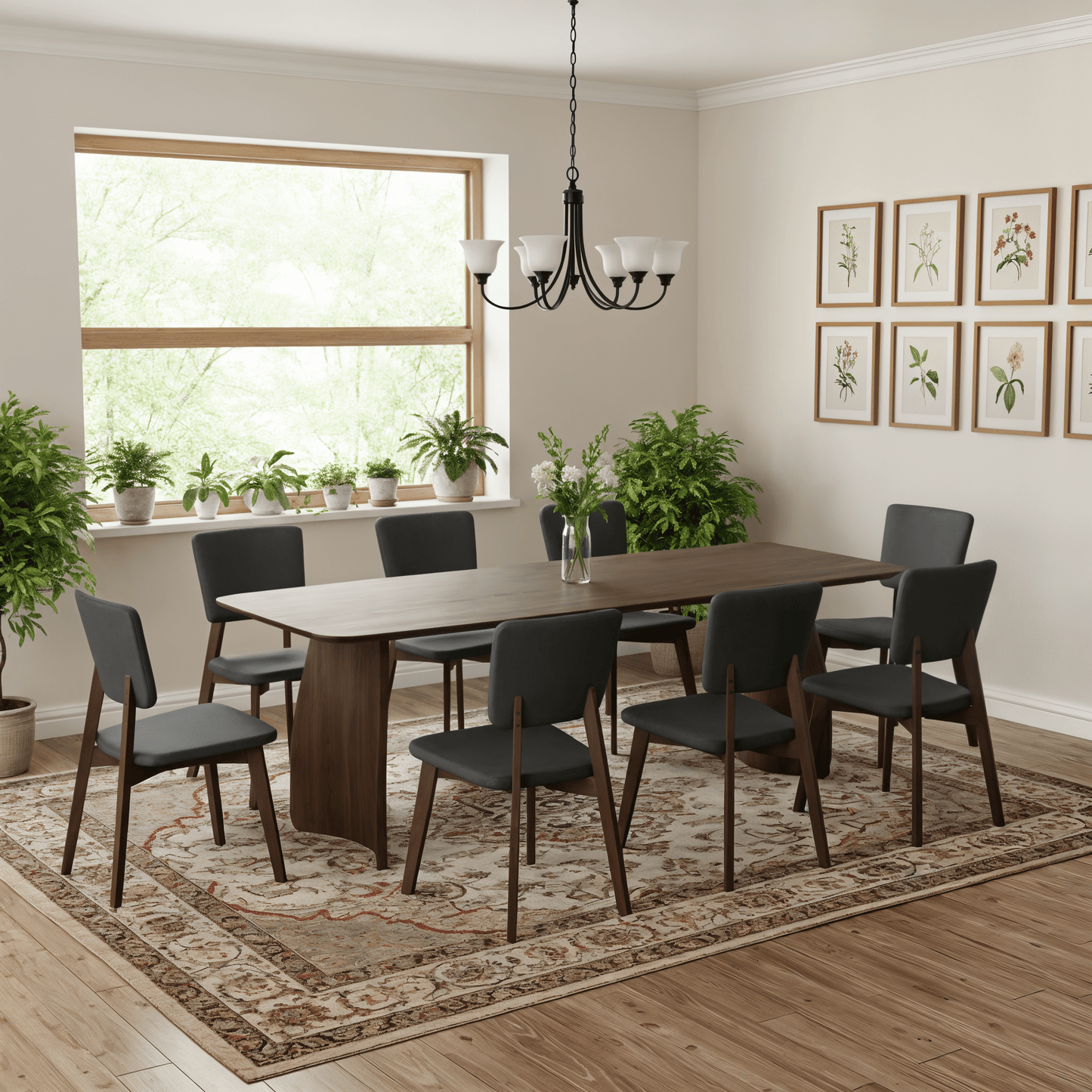 Juego de Comedor Osaka de Madera para 8 Personas