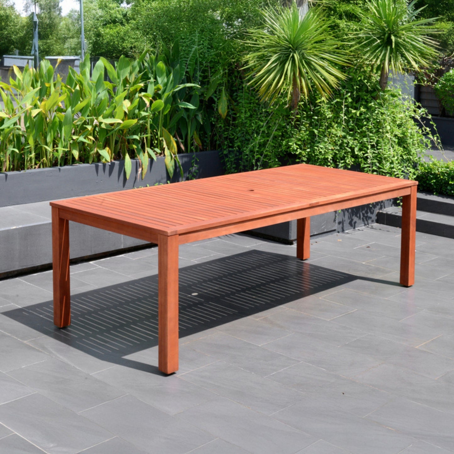 Mesa Alama de Madera para Exterior para 6 u 8 Personas