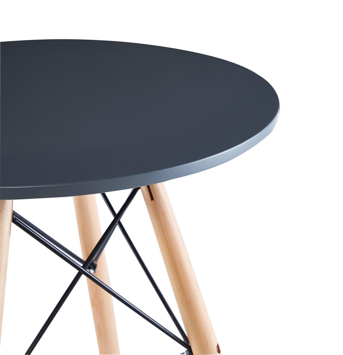 MESA PARA COMDOR REDONDA EAMES MINIMALISTA