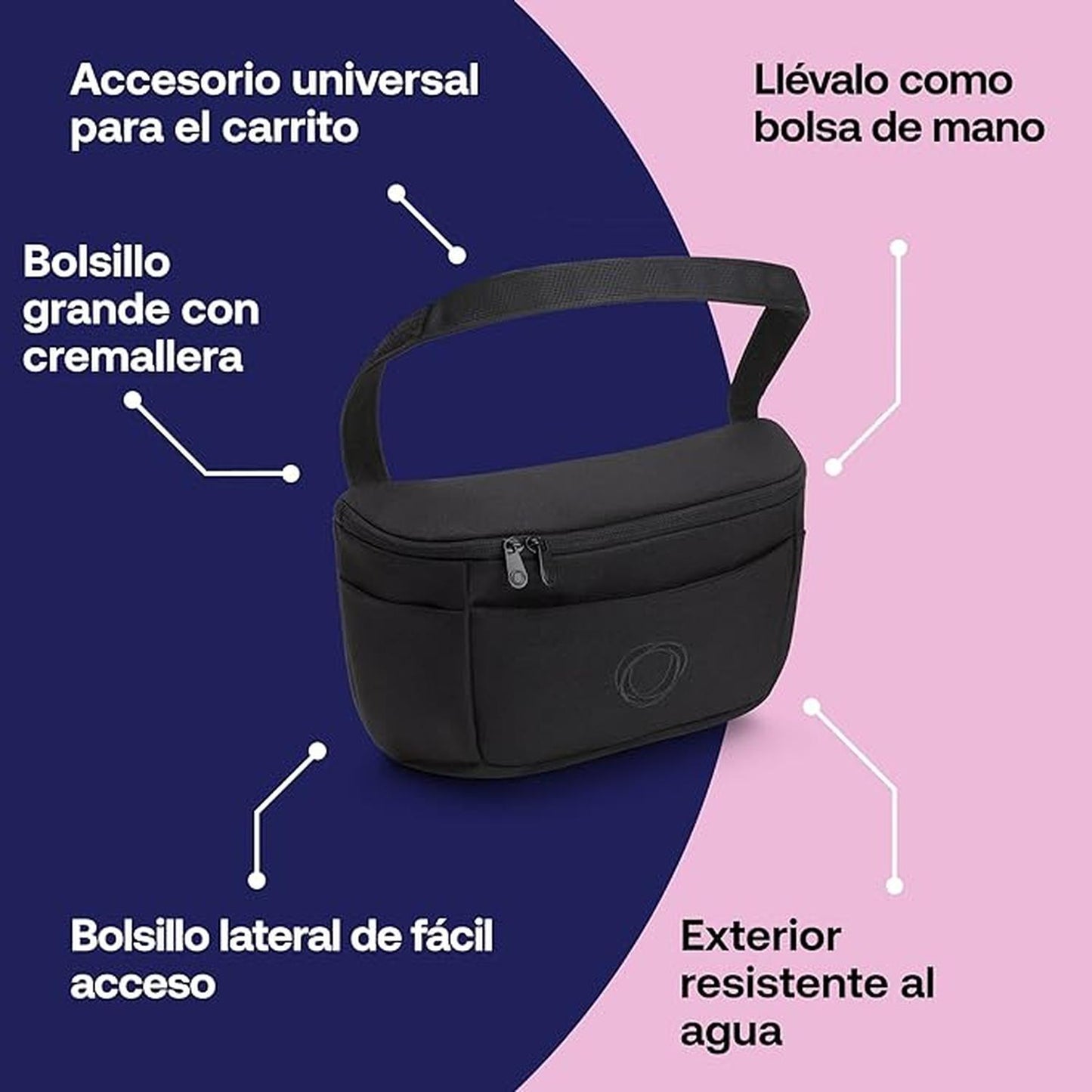 Bugaboo Organizador Carriola Pañalero Negro