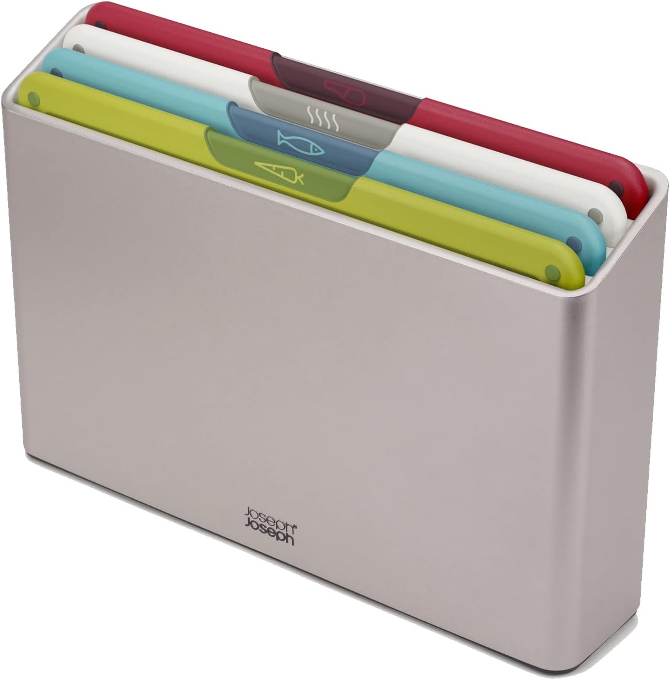 Joseph Joseph - Set 4 Tablas de Cortar para Cocina de Colores
