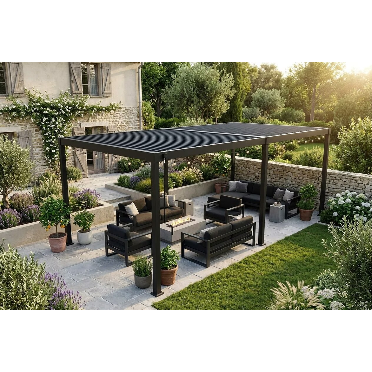 Pergola de Acero 3x6