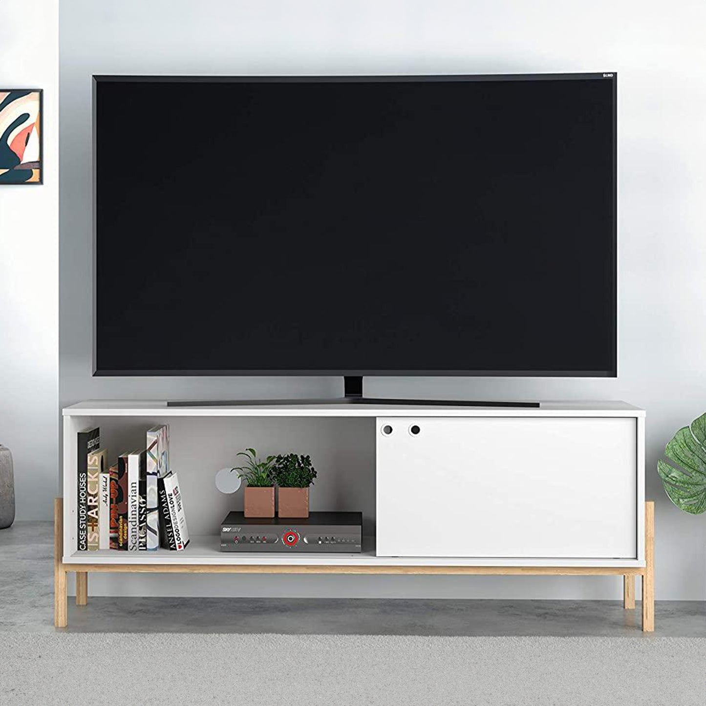 Mesa de TV 48" Puerta corredora