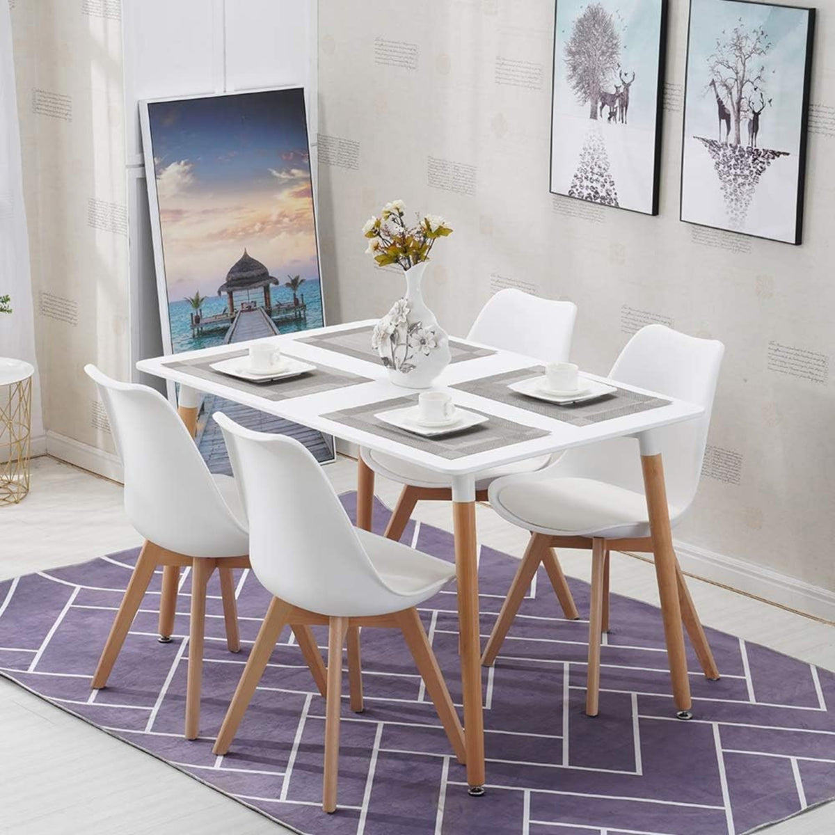 Sillas de Comedor Tulip x 4 Unidades