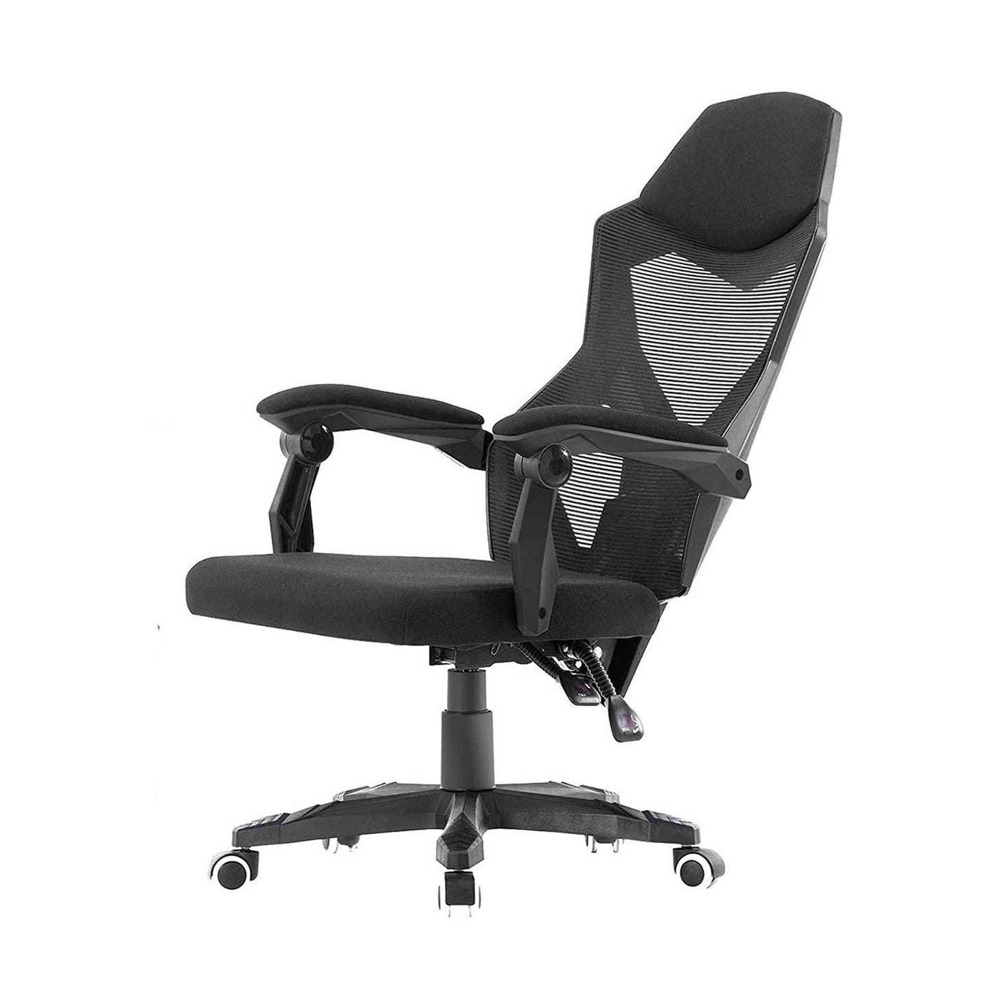 Silla de Oficina Ergonómica Reclinable Negra