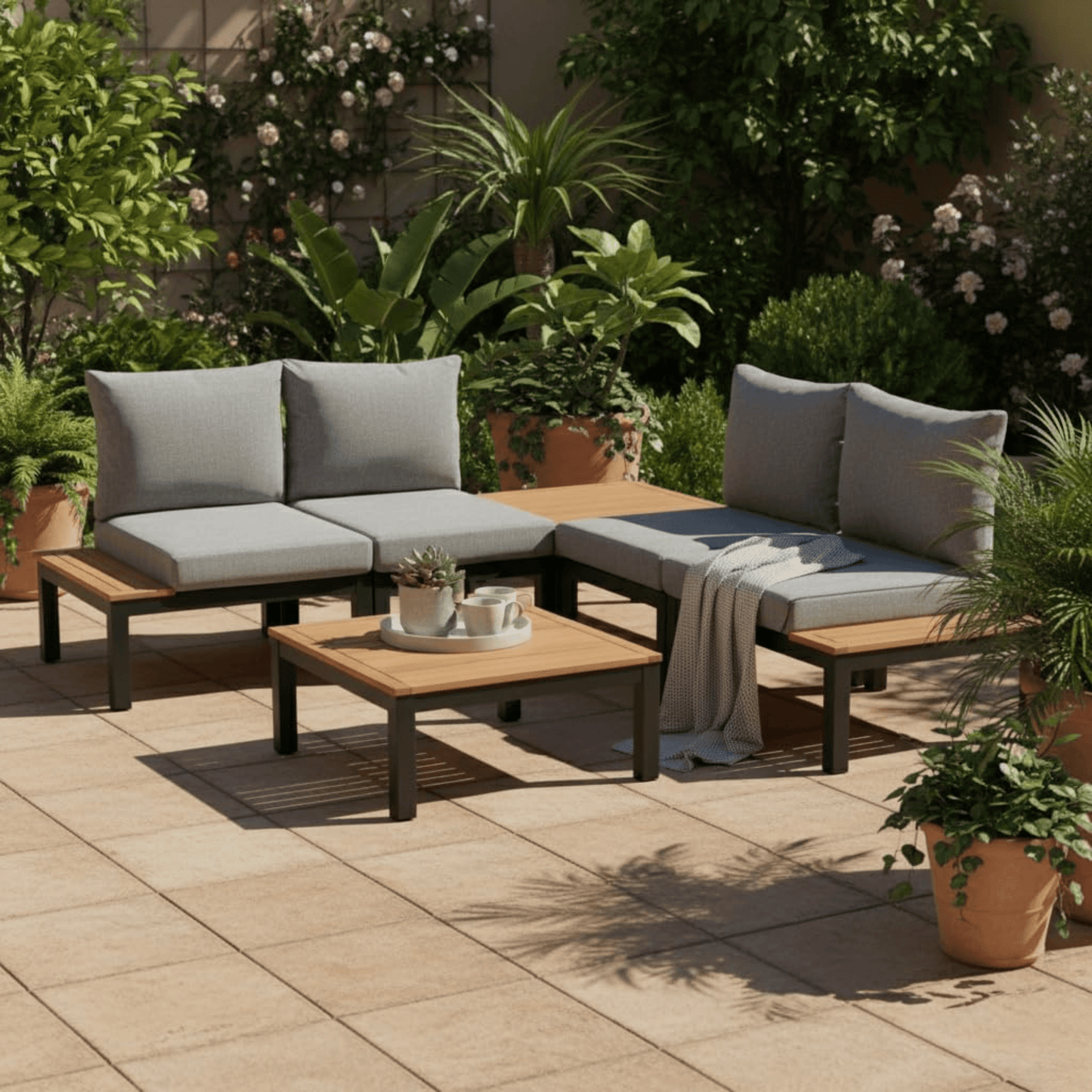 Sala de Jardin Modular Barcelona Dark