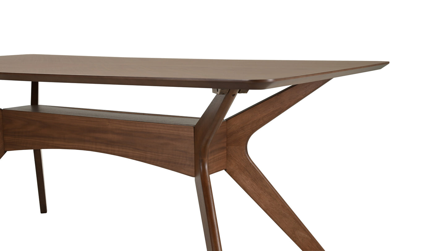 Juego de Comedor Aspen de Madera con 4 Sillas Tapizadas