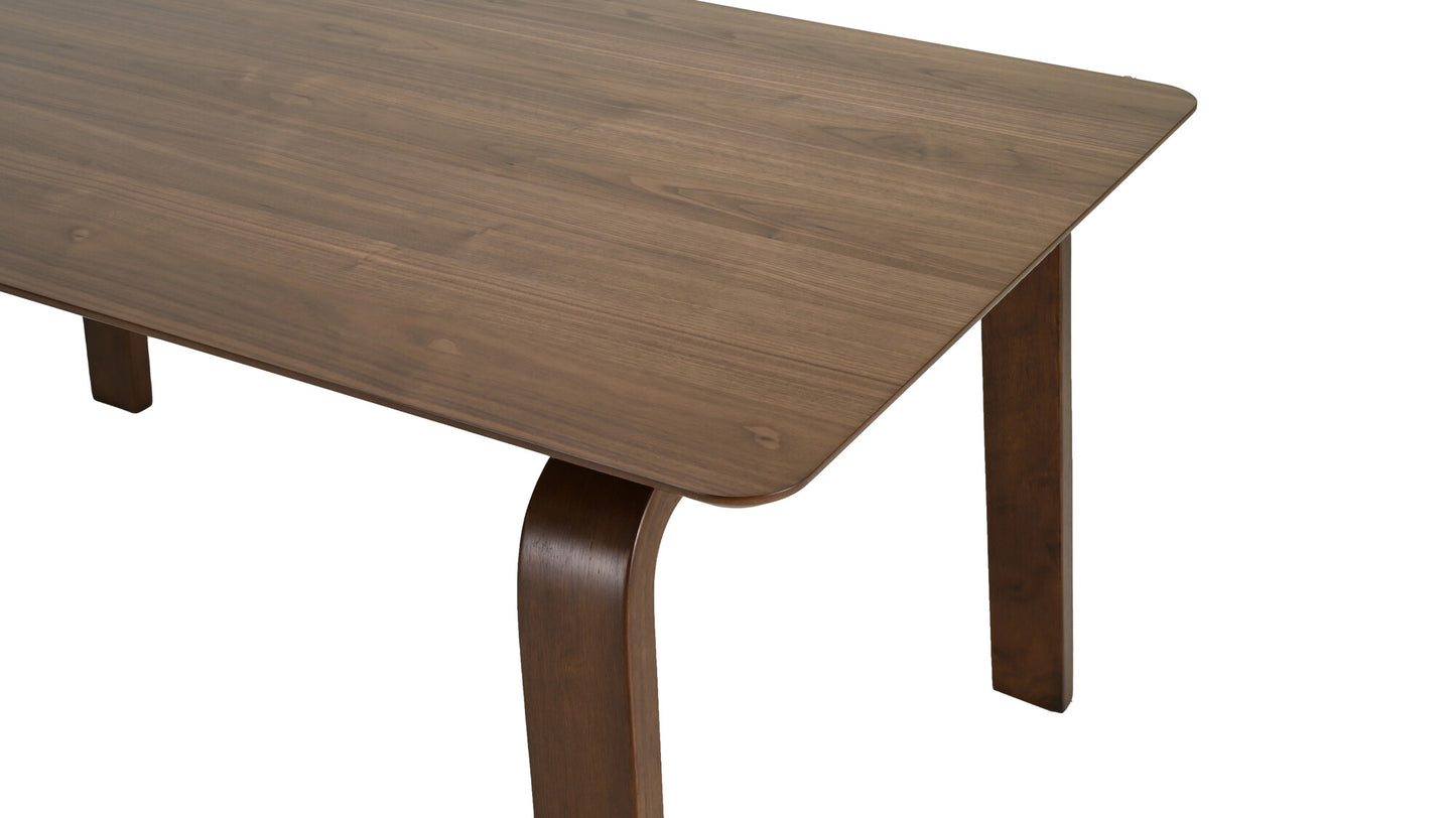 Juego de Comedor Viena de Madera con 4 Sillas Tapizadas