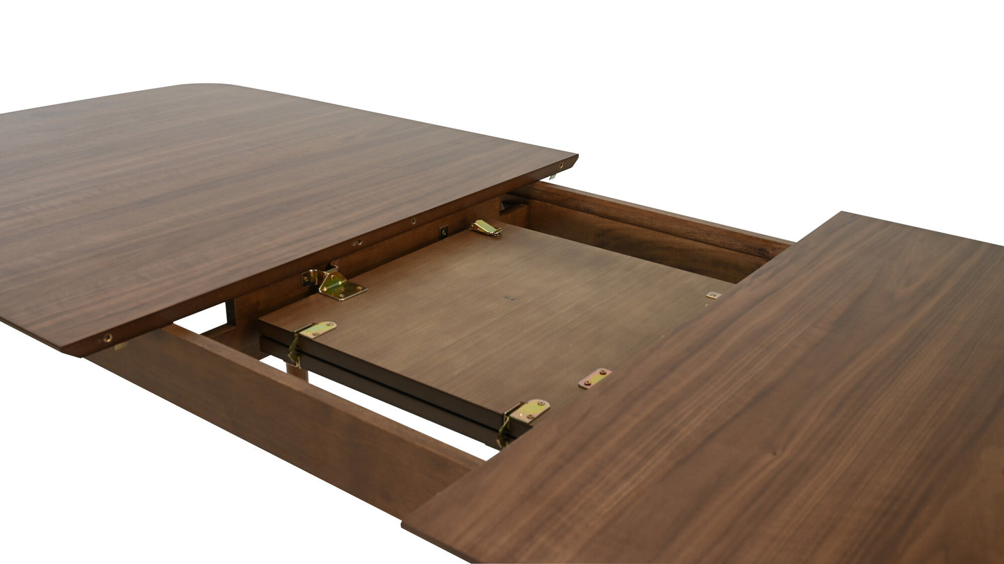 Juego de Comedor Extensible Rio de Madera con 4 Sillas