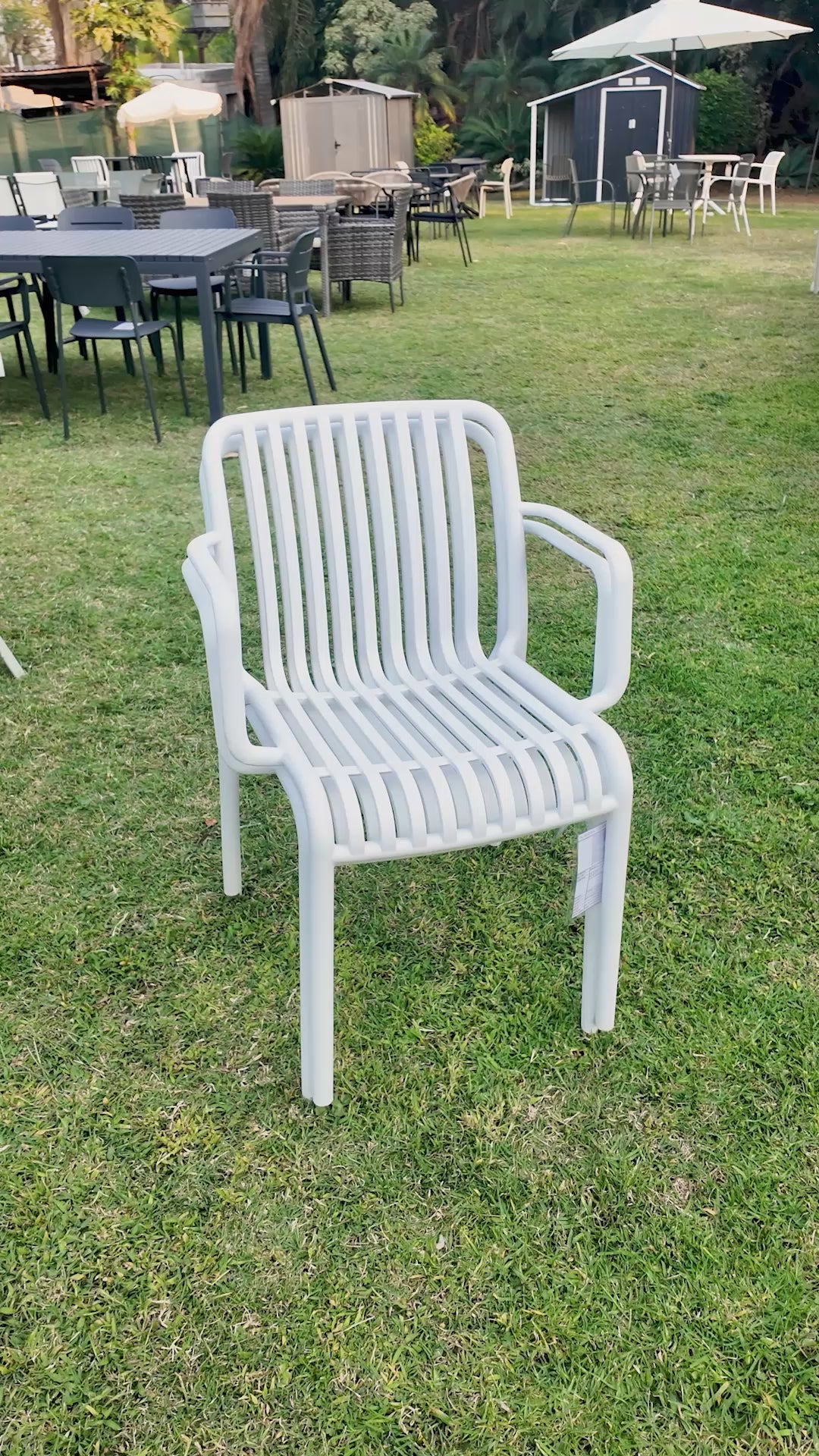 Set 4 Sillas de Jardin y Exterior con Proteccion UV