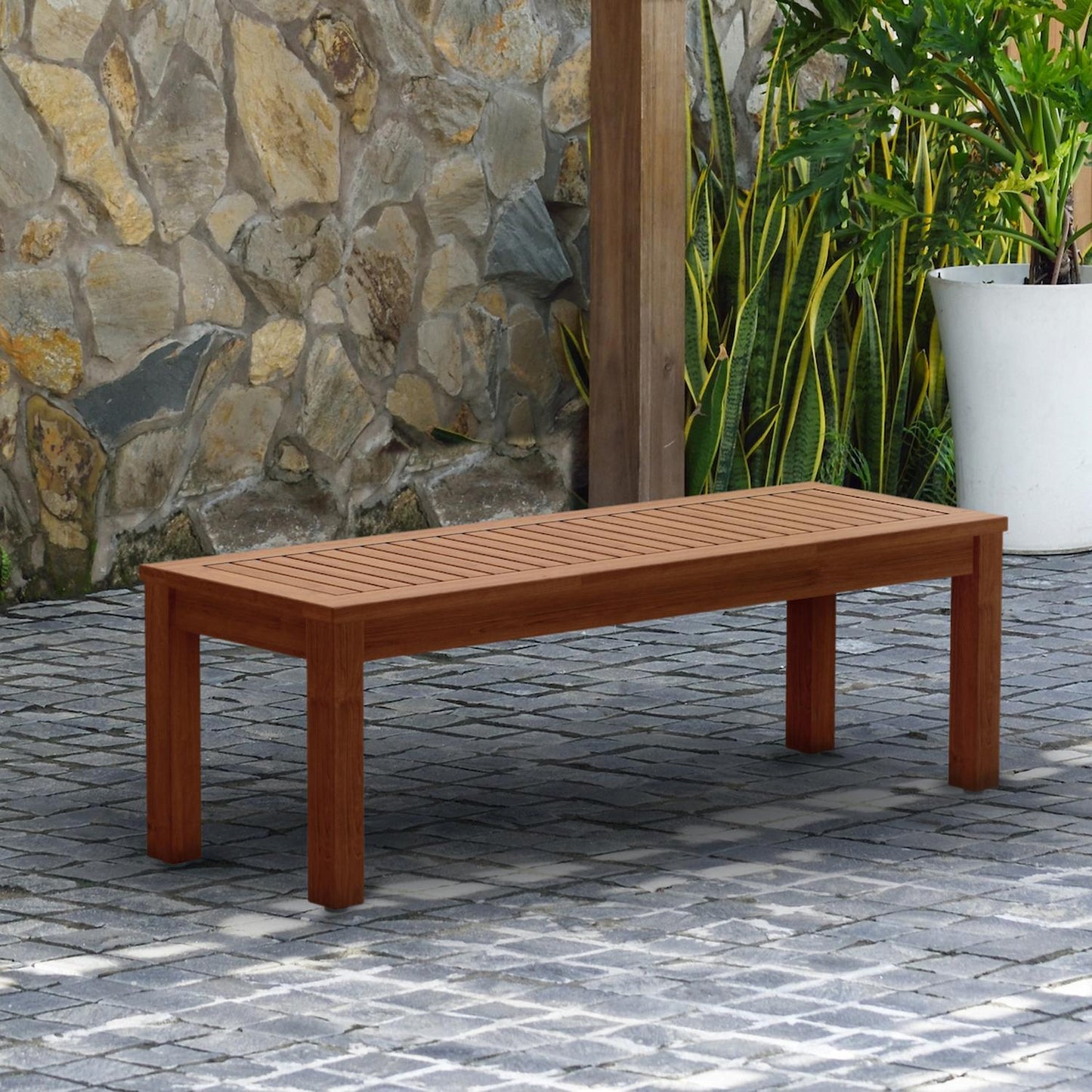 Banco Richfield de Madera para Jardin y Exteriores